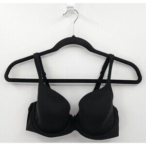 *Victoria's Secret Bra Women's 34D Black Lined Demi Body by Victoria*